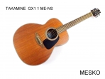 Takamine  GX1 1 ME-NS, Guitarra Electroacústica Cuerdas Metálicas con Equalizador  Takamine TP-4T  Incluye Funda