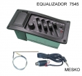  Washburn WD - 10 Folk Guitarra Electroacustica con Equalizador 7545 - 4 Bandas Cubierta Pino Abeto Solido Caja de Caoba Puente y Diapason de Palisandro **