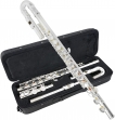 Flauta Traversa Curva Silver Fontai, Trae Estuche Liviano