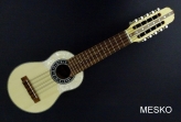 Pedro Quispe T. Charango Tallado diferentes motivos, Tapa Pino Abeto Caja Naranjillo, Construido con Maderas Solidas, Incluye Funda # 20   (AGOTADO) 