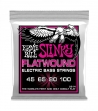 Juego de Cuerdas Ernie Ball 2814 Super Slynky Flatwound Entorchado Plano   para Bajo de 4 Cuerdas 45 - 65 - 80 - 100