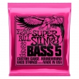 Juego de 5 Cuerdas Para Bajo Ernie Ball 2824 Super Sliky  40 - 60 - 75 - 95 - 125  Made In USA