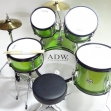 Bateria A D W  Junior 5  Piezas Incluye Atriles, Platillos, Sillin 