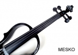 Violín Eléctrico Cippriano con Equalizador Activo, Incluye Estuche- Arco, Fonos y Cable, Mentonera