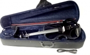 Violín Eléctrico Cippriano con Equalizador Activo, Incluye Estuche- Arco, Fonos y Cable, Mentonera