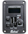 El Chasqui, Charango Linea Profesional  Tapa Pino Abeto, Caja Nogal, Puente y Diapason de Ebano, Electroacústico con Equalizador Activo de Alta Calidad Incluye Afinador # 107