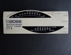 Afinador Boss CT - 6 Para Guitarra  y  Bajo