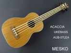 Ubass Acaccia AUB-07 lea Electroacústico de Alta calidad, Incluye Funda Super Acolchada
