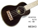 Acaccia  Alto  HC - 6B Ukelele de Alta Calidad Incluye Funda  # 7