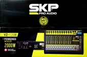 SKP - VZ - 120 ll  Mezcladora con Power  12 Canales  25 w + 250 w  @ 4 ohm