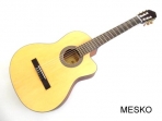 Memphis CG - 100 Guitarra de Estudio Cuerdas Nylon con Torque Equalizador Activo 7545