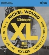 Juego Cuerdas D´addario EXL - 125 de Niquel Para Guitarra Eléctrica 09 - 011 - 016 - 026 - 036 - 046