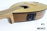 Mandolina Mesko 8 Cuerdas Tapa de Pino con Roseta de Madera Aleman, Caja de Sapelly Electroacustica con Equalizador Joyo JE 303 de 4 bandas con afinador, Manufacturada con Maderas Laminadas  #  3