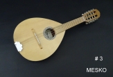 Mandolina Mesko 8 Cuerdas Tapa de Pino con Roseta de Madera Aleman, Caja de Sapelly Electroacustica con Equalizador Joyo JE 303 de 4 bandas con afinador, Manufacturada con Maderas Laminadas  #  3