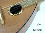 Mandolina Mesko 10 Cuerdas Tapa Sapelly - Caja Sapelly, Construida con Maderas Laminadas de Primera Selección, Barniz Mate Satinado # 6