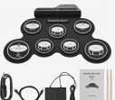 Bateria Electrónica Electrónic Drum 7 Platos  con Adaptador de corriente, Puede usar 2 Pilas AAA