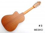 Requinto Mesko, Cubierta Pino Abeto, Cuerpo de Sapelly, Puente de Caoba, Diapasón de Nogal, Clavijero Plateado Holandés de Alta Precisión, Construido con Maderas Laminadas # 3