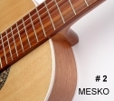 Requinto Mesko, Cubierta Pino Abeto, Cuerpo de Sapelly, Puente de Caoba, Diapasón de Palo Roza , Clavijero Plateado Holandés de Alta Precisión, Construido con Maderas Laminadas # 2