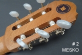 Requinto Mesko, Cubierta Pino Abeto, Cuerpo de Sapelly, Puente de Caoba, Diapasón de Palo Roza , Clavijero Plateado Holandés de Alta Precisión, Construido con Maderas Laminadas # 2