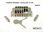 Puente Ajustable con Microafinación  Schaller  N°456 Producto Alemán