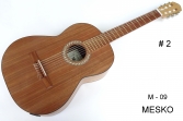 Mesko, Guitarra M-09 Concierto Cuerdas Nylon, Construida con Maderas Laminadas,Tapa Pino Abeto  o Sapelly, Caja de Sapelly, Puente y Diapasón de Caoba, Electroacústica con Equalizador Joyo Activo con Afinador de 3 Bandas # 12 / 2