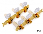 Clavijero para Guitarra Clásica Dorado Eje Grueso # 2