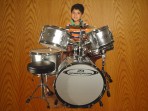 Batería POWER  DRUMS PD- 03 Niño 5 Piezas Incluye Platillos 